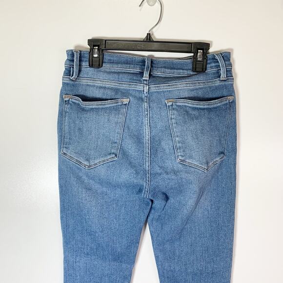 FRAME Le High Skinny Crop Jeans Size 29 Medium Wash High Rise Stretch Denim - Picture 8 of 16